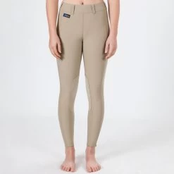 Irideon Kids' Issential Knee Patch Tights - Classic Tan -Equestrian Supply Store 313518 800 800