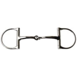 JP Korsteel Stainless Steel Regular Dee Ring Snaffle Bit