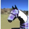Kensington Signature Fly Mask W/Removable Nose - Lavender Mint -Equestrian Supply Store 357896 800 800