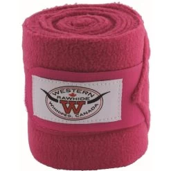 Western Rawhide Anti-Pilling Polo Wraps - Fuchsia