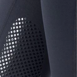 Horze Kids' Madison Knee Patch Tights - Black