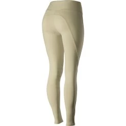 Horze Women's Juliet HyPer Flex Knee Patch Tights - Tan -Equestrian Supply Store 378602 800 800