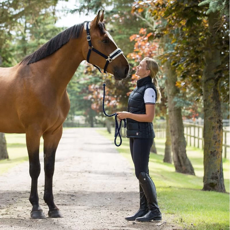 Horze Women's Amber Lightweight Padded Club Vest - Dark Navy 4 Horze Women's Amber Lightweight Padded Club Vest - Dark Navy - Image 2