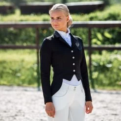 Horze Women's Carla Show Jacket - Black -Equestrian Supply Store 386559 800 800