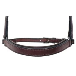 Nunn Finer Padded Drop Noseband - Havana/Zinc