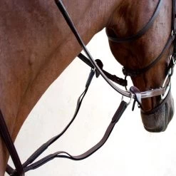 Nunn Finer Running Martingale With Elastic - Havana/Zinc -Equestrian Supply Store 402461 800 800