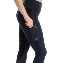 Horseware Women's Silicon Grip Riding Tights - Dark Navy -Equestrian Supply Store 403836 800 800