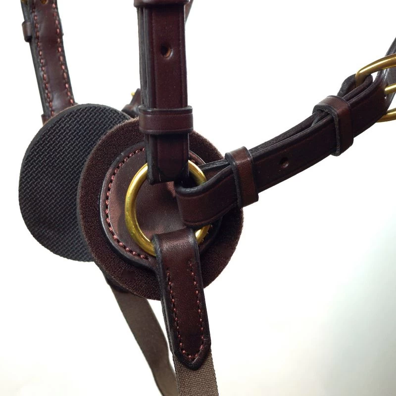 Nunn Finer 5-Way Hunting Breastplate With Elastic - Havana/Brass 5 Nunn Finer 5-Way Hunting Breastplate With Elastic - Havana/Brass - Image 3