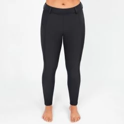 Irideon Kids' Thermasoft Knee Patch Breeches - Black