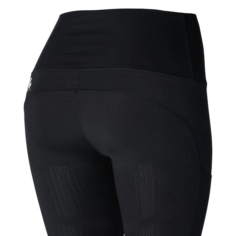 Horze Women's Adelaide Full Seat High Waist Tights - Dark Navy 4 Horze Women's Adelaide Full Seat High Waist Tights - Dark Navy - Image 2