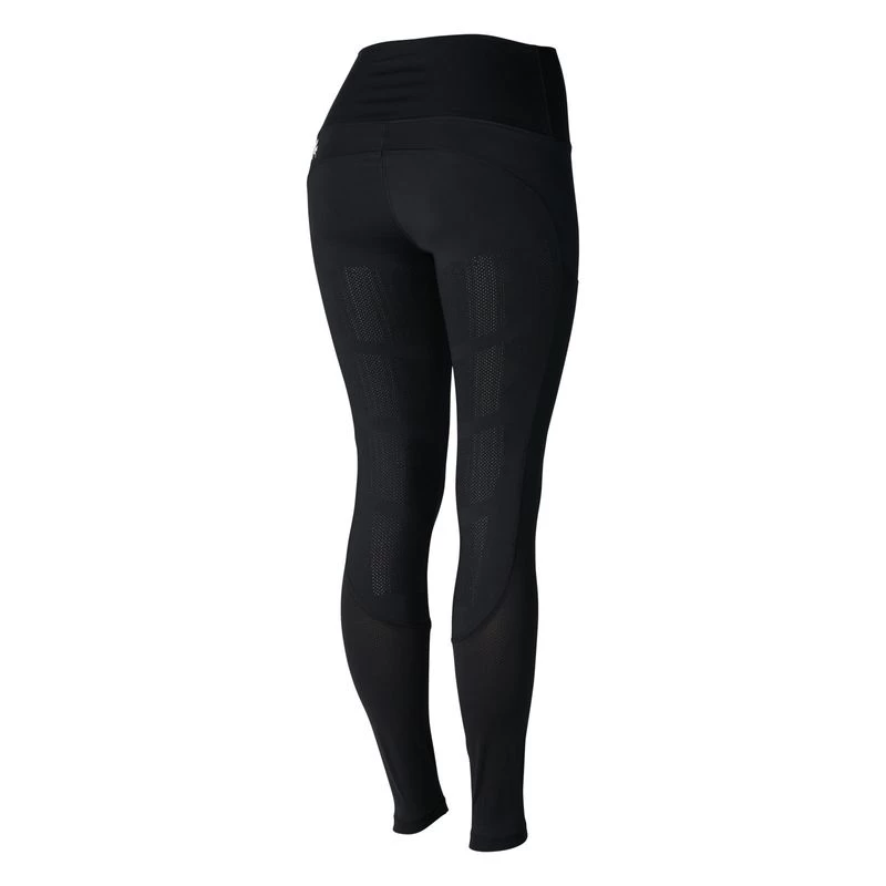 Horze Women's Adelaide Full Seat High Waist Tights - Dark Navy 6 Horze Women's Adelaide Full Seat High Waist Tights - Dark Navy - Image 4