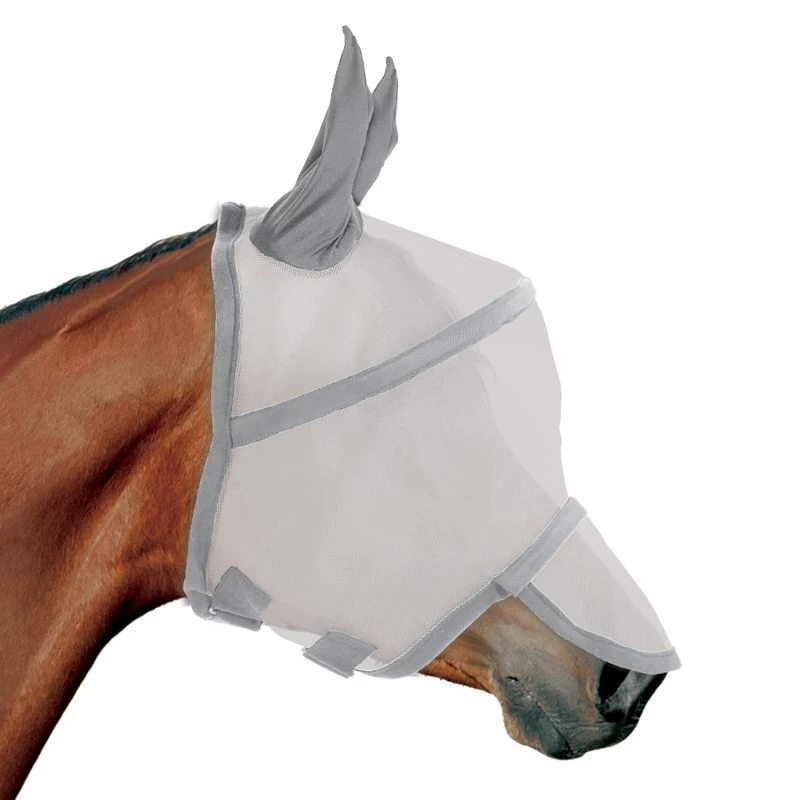 Got Flies Wide Brim Fly Mask - Grey 3 Got Flies Wide Brim Fly Mask - Grey