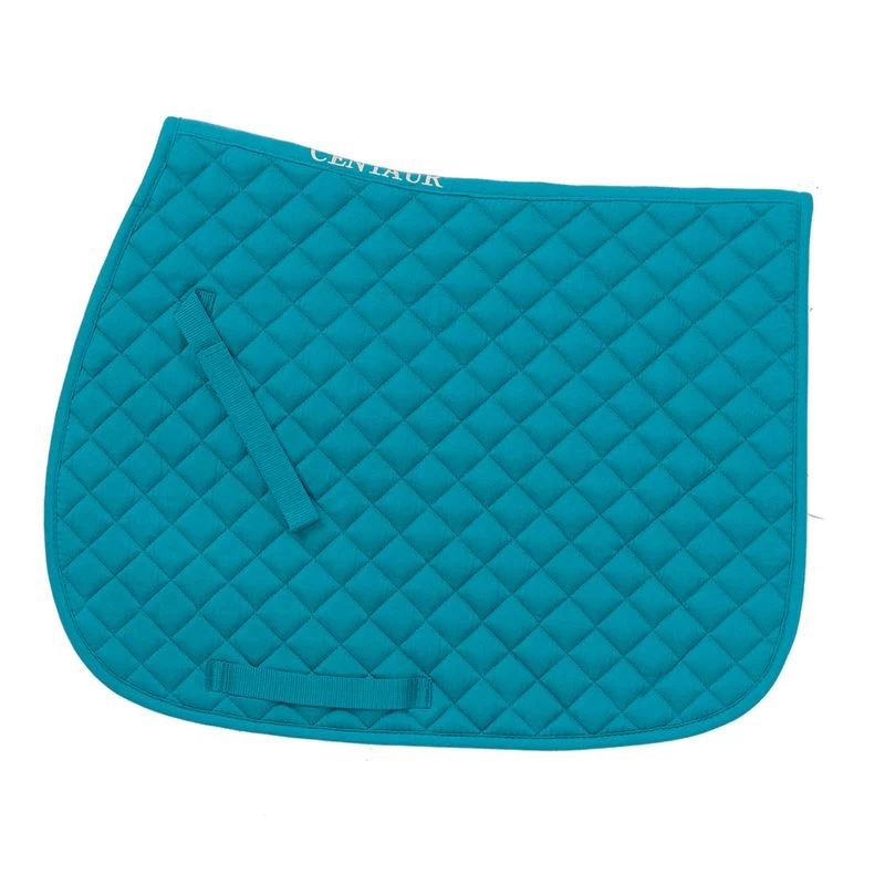 Centaur Imperial Quilted Close Contact Saddle Pad - Teal 3 Centaur Imperial Quilted Close Contact Saddle Pad - Teal