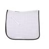 Ovation Pro Square Quilted Dressage Pad - White/Black -Equestrian Supply Store 440422 800 800