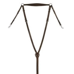 Ovation Wide Leather Hunt Breastplate - Brown