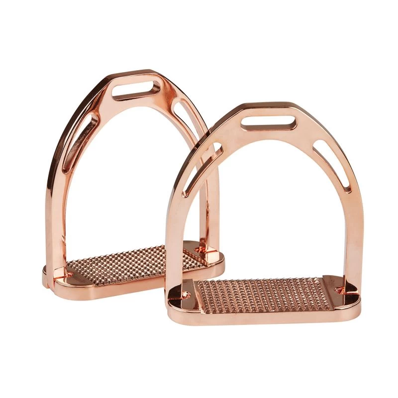 Korsteel Aluminum Stirrups - Rose Gold 3 Korsteel Aluminum Stirrups - Rose Gold