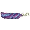 Western Rawhide 10' Poly Lead W/Solid BrassBolt Snap - Fuchsia/Purple/Turquoise -Equestrian Supply Store 443827 800 800