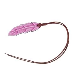 Western Rawhide Painted Feather - Pink