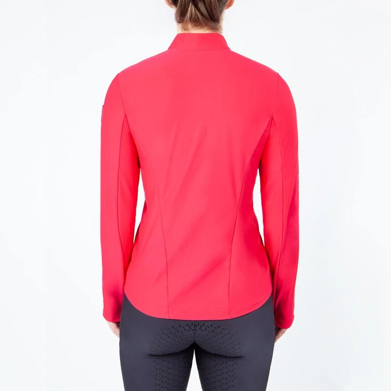 Irideon Women's AirTech Half Zip - Cerise 4 Irideon Women's AirTech Half Zip - Cerise - Image 2
