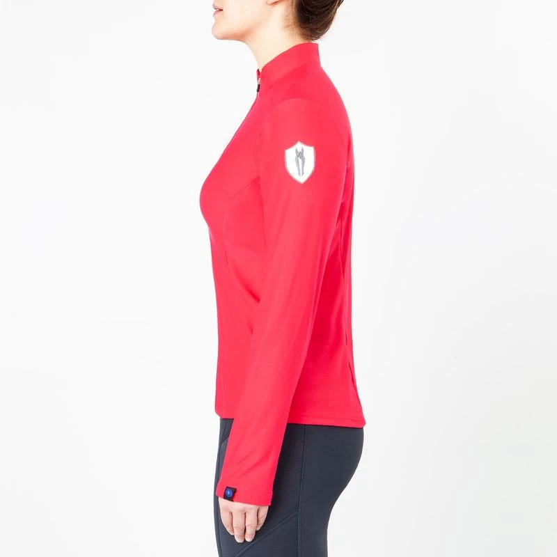Irideon Women's AirTech Half Zip - Cerise 6 Irideon Women's AirTech Half Zip - Cerise - Image 4