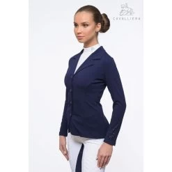 Cavalliera Women's Superior Show Jacket - Navy Blue