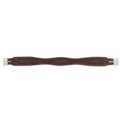 Shires Anti-Chafe Contour Girth W/Elastic - Brown