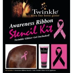Twinkle Breast Cancer Awareness Stencil Kit - Pink