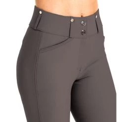 Tredstep Women's Evolute Knee Patch Breeches - Opal Grey 14 Tredstep Women's Evolute Knee Patch Breeches - Opal Grey -Equestrian Supply Store 484748 800 800