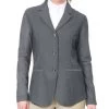 Ovation Women's Signature AirFlex 3-Button Show Coat - Grey -Equestrian Supply Store 497652 800 800