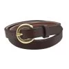 Perri's Padded Leather Belt - Brown/Brown 2 Perri's Padded Leather Belt - Brown/Brown -Equestrian Supply Store 502916 800 800
