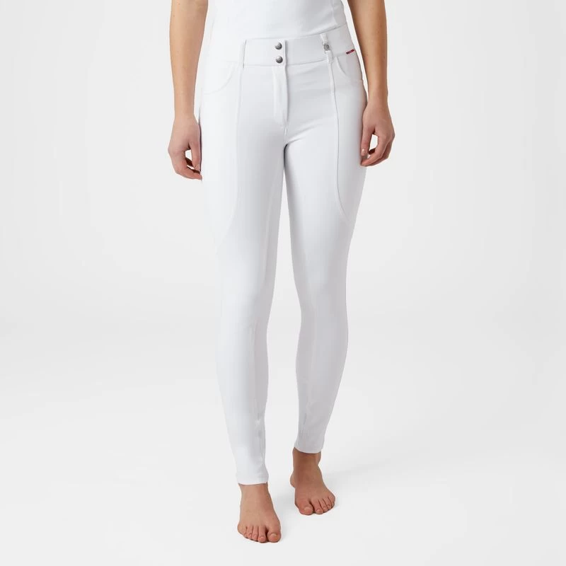 B Vertigo Women's Davina Full Seat Breeches - White 5 B Vertigo Women's Davina Full Seat Breeches - White - Image 3