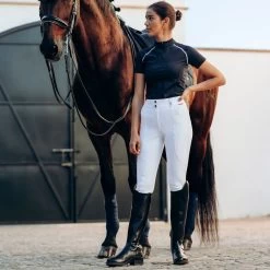 B Vertigo Women's Davina Full Seat Breeches - White 10 B Vertigo Women's Davina Full Seat Breeches - White -Equestrian Supply Store 530042 800 800