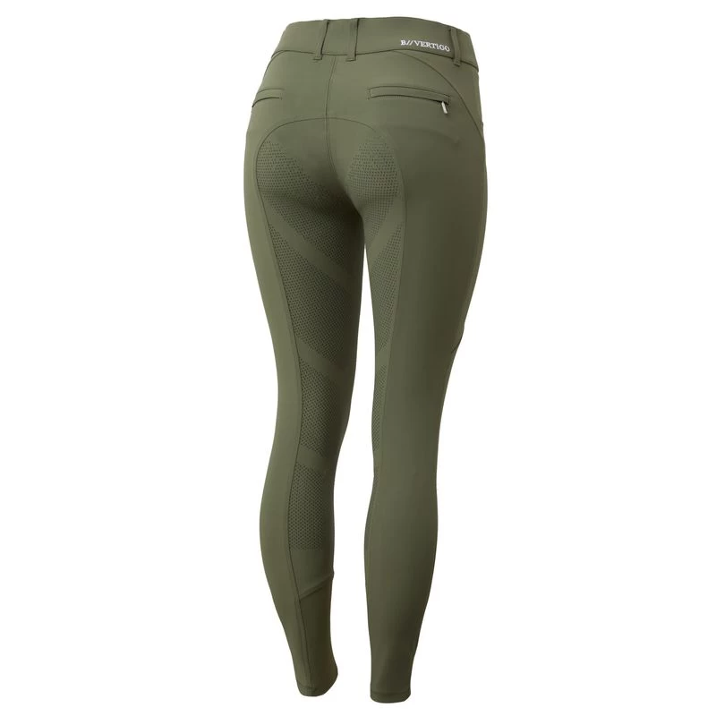 B Vertigo Women's Davina Full Seat Breeches - Wild Grass Green 3 B Vertigo Women's Davina Full Seat Breeches - Wild Grass Green
