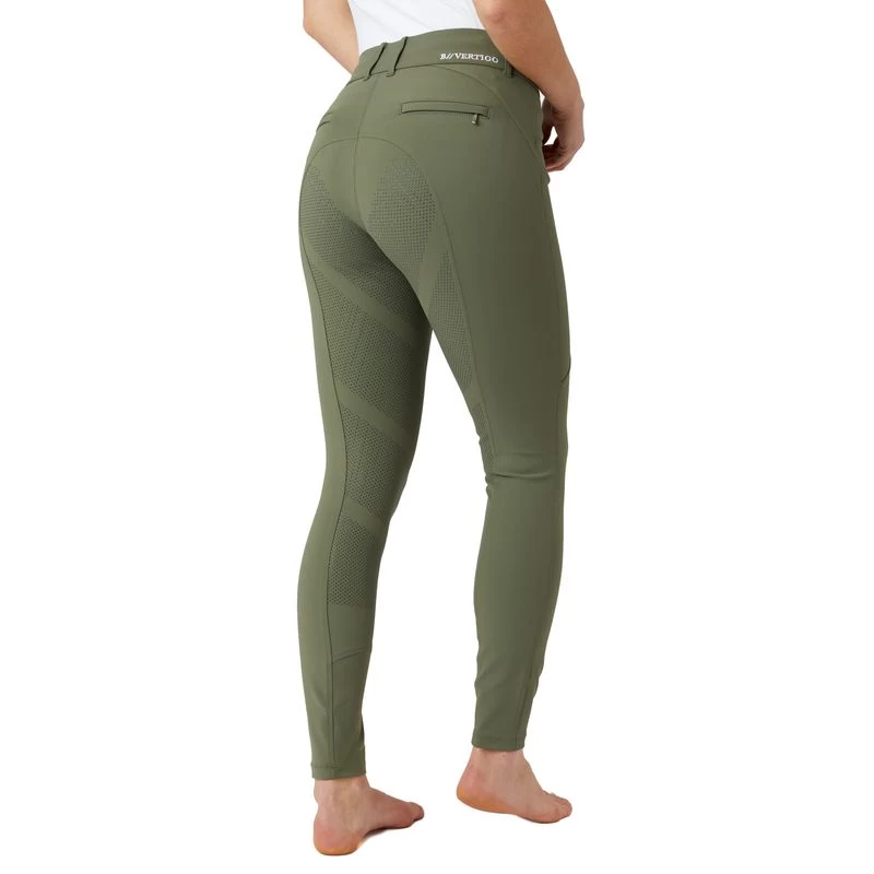 B Vertigo Women's Davina Full Seat Breeches - Wild Grass Green 5 B Vertigo Women's Davina Full Seat Breeches - Wild Grass Green - Image 3