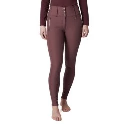 Horze Women's Andrea Slimming Full Seat Breeches - Red Mahogany Burgundy 9 Horze Women's Andrea Slimming Full Seat Breeches - Red Mahogany Burgundy -Equestrian Supply Store 530819 800 800