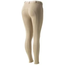 Horze Women's Active Knee Patch Breeches - Tan -Equestrian Supply Store 531256 800 800
