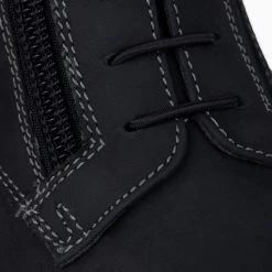 Horze Kids' Blake Front Zip Paddock Boots - Black -Equestrian Supply Store 532821 800 800