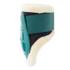 Horze Caliber Faux Fur Fetlock Boots - Storm Green 9 Horze Caliber Faux Fur Fetlock Boots - Storm Green -Equestrian Supply Store 533309 800 800