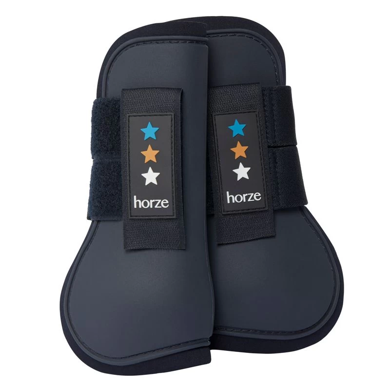 Horze Alex Pony Neoprene-Lined Tendon Boots - Dark Navy 3 Horze Alex Pony Neoprene-Lined Tendon Boots - Dark Navy