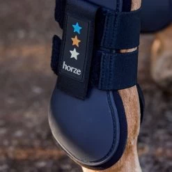 Horze Alex Pony Neoprene-Lined Tendon Boots - Dark Navy 8 Horze Alex Pony Neoprene-Lined Tendon Boots - Dark Navy -Equestrian Supply Store 535583 800 800