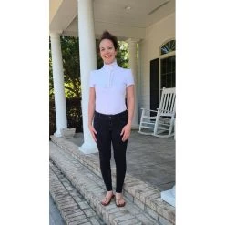 FITS Women's Ruffles II Show Shirt - White -Equestrian Supply Store 545688 800 800