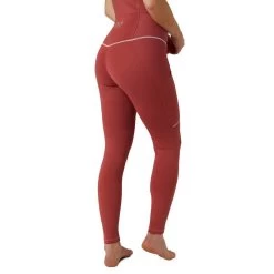 B Vertigo Women's Adara High Waist Full Seat Tights - Mineral Red -Equestrian Supply Store 547921 800 800