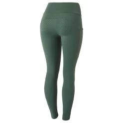 Horze Women's Ginny Full Seat Tights - Cilantro Green