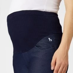 Horze Women's Katia Maternity Denim Look Full Seat Tights - Dark Blue 13 Horze Women's Katia Maternity Denim Look Full Seat Tights - Dark Blue -Equestrian Supply Store 548370 800 800