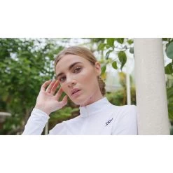 Alessandro Albanese Women's Vilamora Long Sleeve Zip Competition Shirt - White 7 Alessandro Albanese Women's Vilamora Long Sleeve Zip Competition Shirt - White -Equestrian Supply Store 549824 800 800