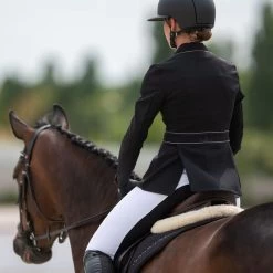 Cavalliera Women's Prima Show Jacket - Black/Grey -Equestrian Supply Store 558777 800 800