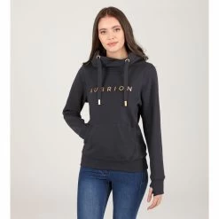 Shires Aubrion Women's Latimer Hoodie - Charcoal