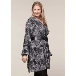 EQL Women's Ecovero Boheme Tunic Dress - Black Patchwork Paisley 10 EQL Women's Ecovero Boheme Tunic Dress - Black Patchwork Paisley -Equestrian Supply Store 582616 800 800