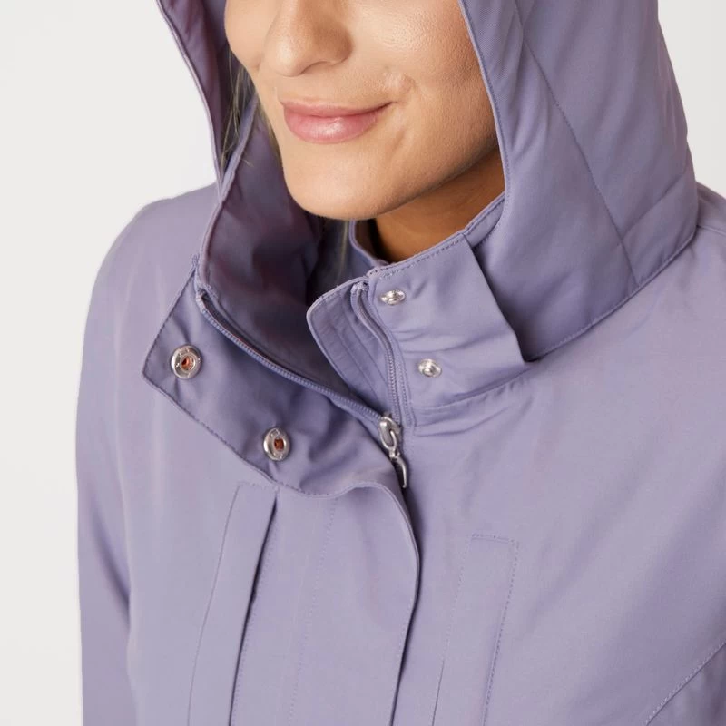 Horze Women's Jadine Winter Jacket - Grey Ridge Purple 4 Horze Women's Jadine Winter Jacket - Grey Ridge Purple - Image 2