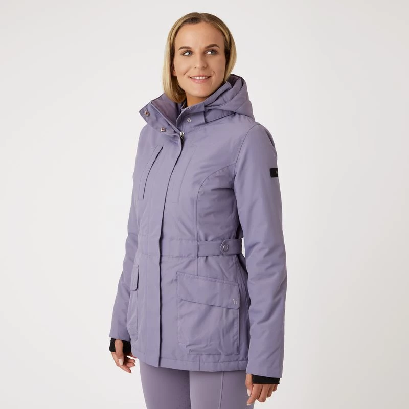 Horze Women's Jadine Winter Jacket - Grey Ridge Purple 7 Horze Women's Jadine Winter Jacket - Grey Ridge Purple - Image 5